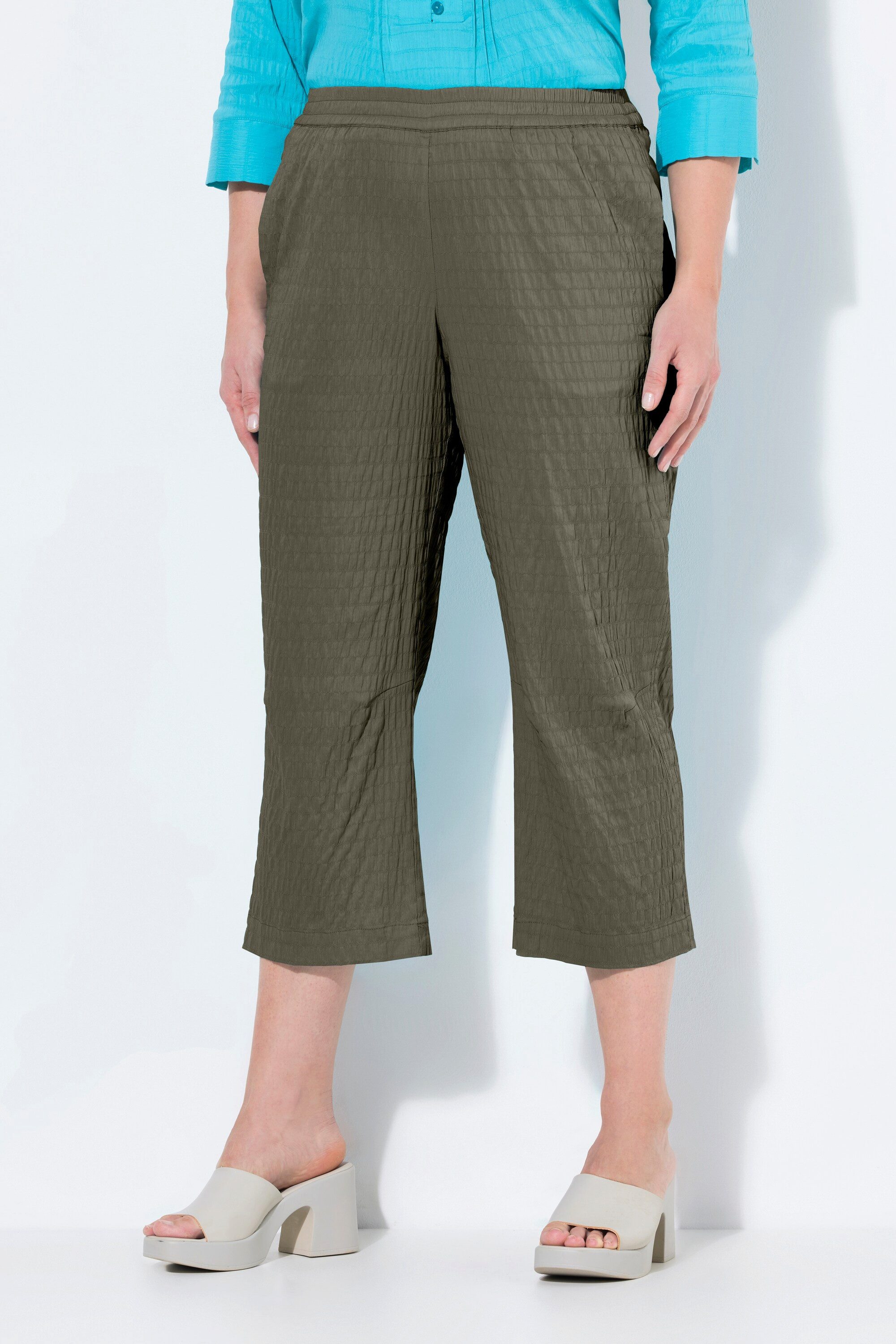 Ulla Popken 7/8-Hose 7/8-Hose Ruby geformtes Knie gerades Bein günstig online kaufen