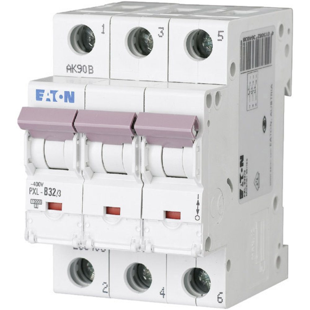 Schalter Eaton 236468 PXL-D32/3 Leitungsschutzschalter 3polig 32 A 400 V/AC