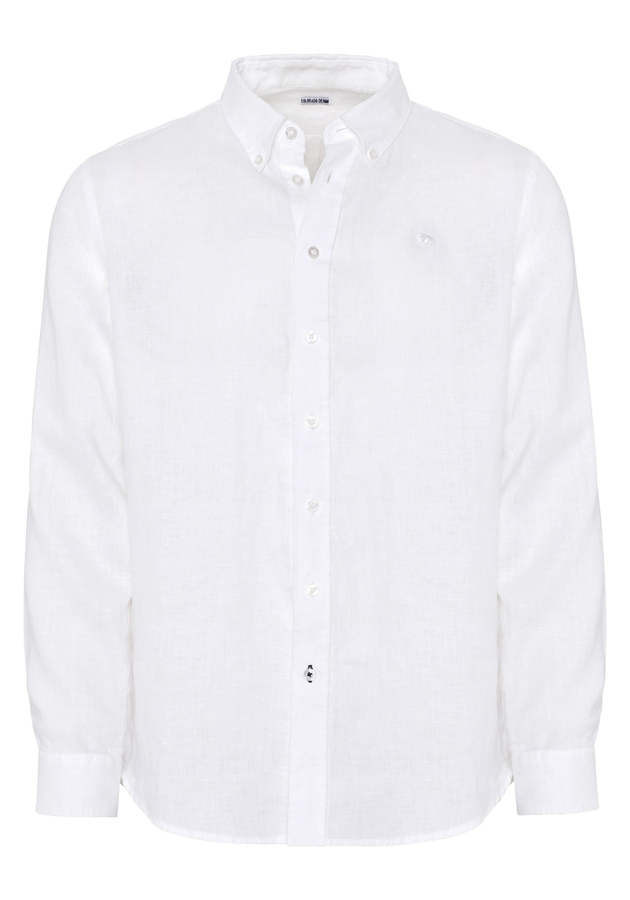 COLORADO DENIM Langarmhemd mit klassischer Knopfleiste günstig online kaufen