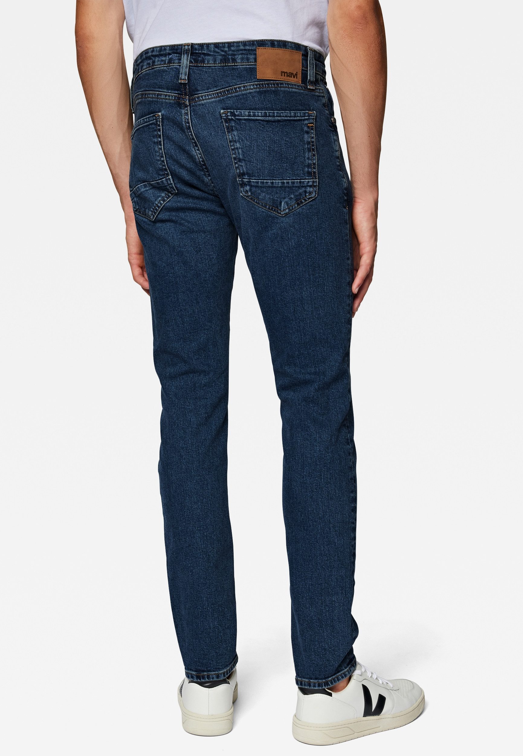 Mavi Regular-fit-Jeans Jeans Straight Denim Stretch günstig online kaufen