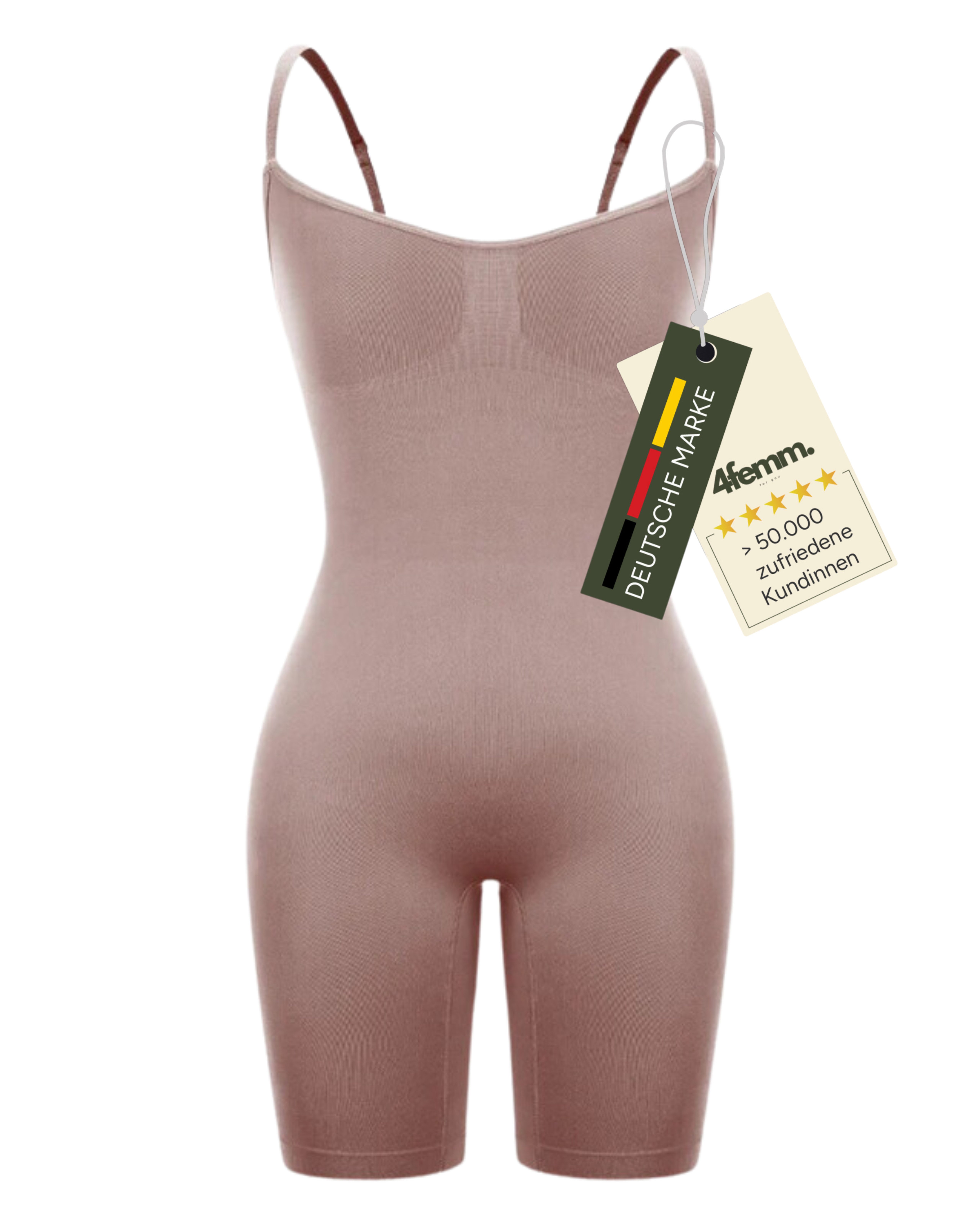4femm Shaping-Body Shapewear Sculpting - Formender Body mit Hose für Bauchweg-Effekt