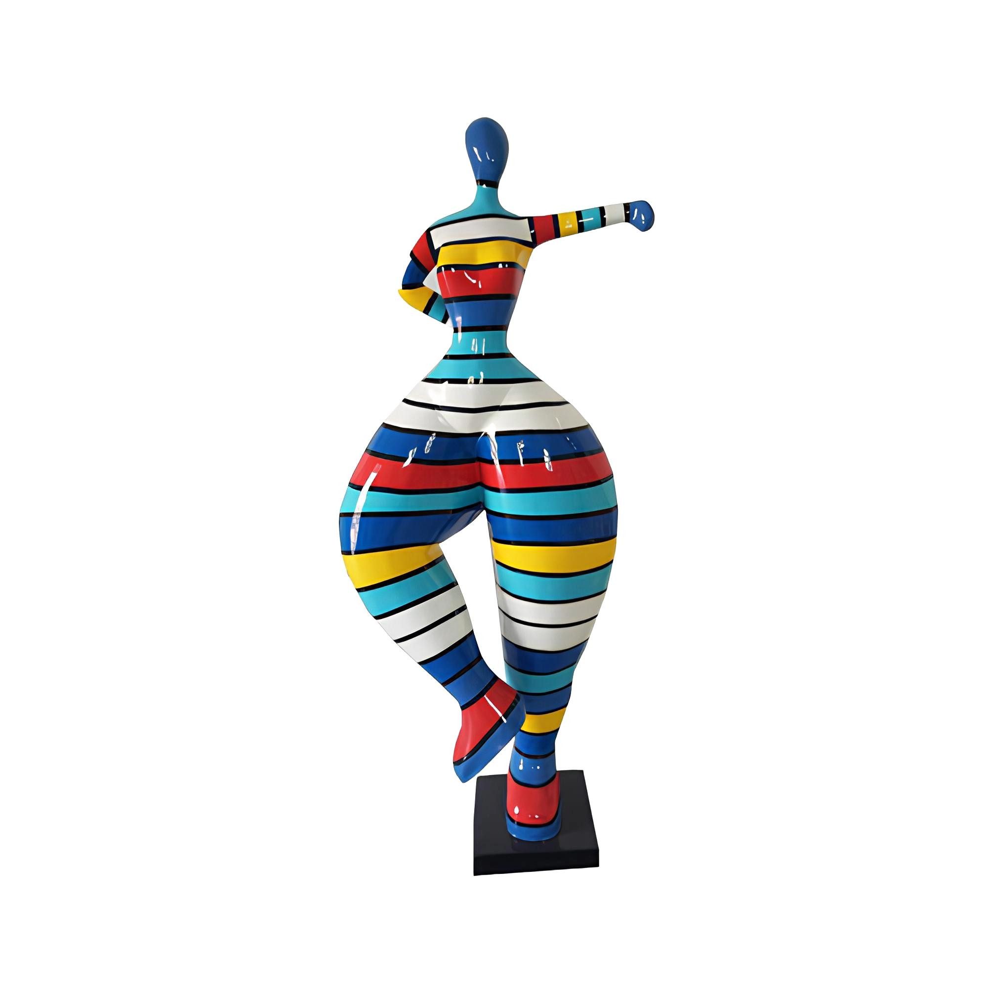 Xlmoebel Skulptur Abstrakte Ballerina Figur aus hochwertigem Kunstharz (Skulptur N111C-132 cm), Hergestellt in Europa
