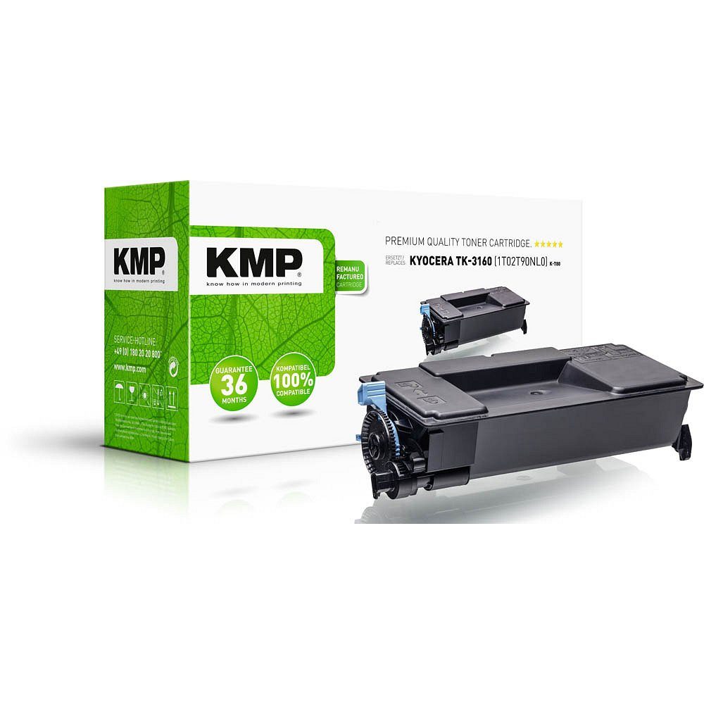 KMP Tonerkartusche 1 Toner K-T80 ERSETZT TK-3160 - black, (1-St)