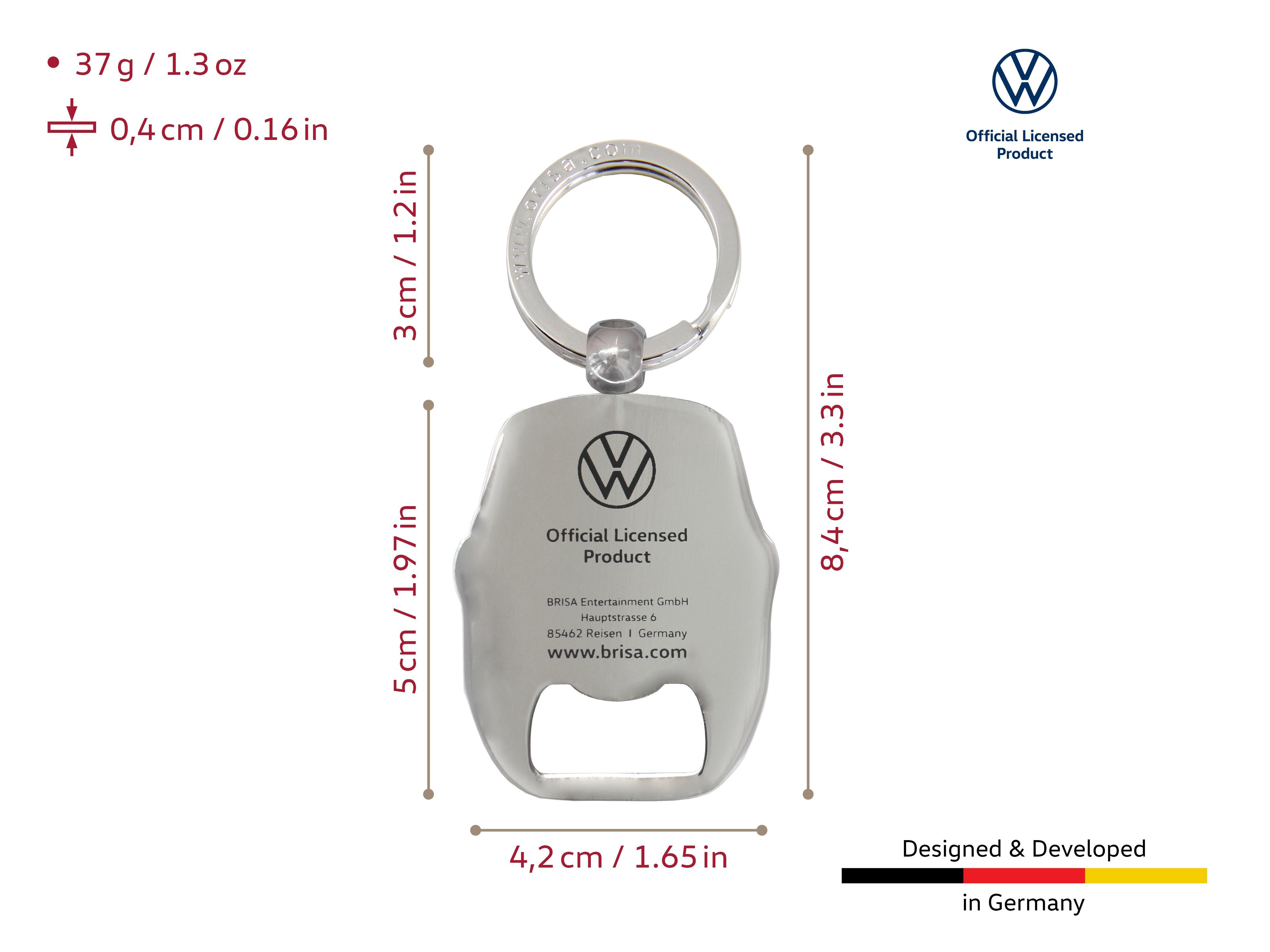 Original Volkswagen Schlüsselanhänger T1 Design Flaschenöffner