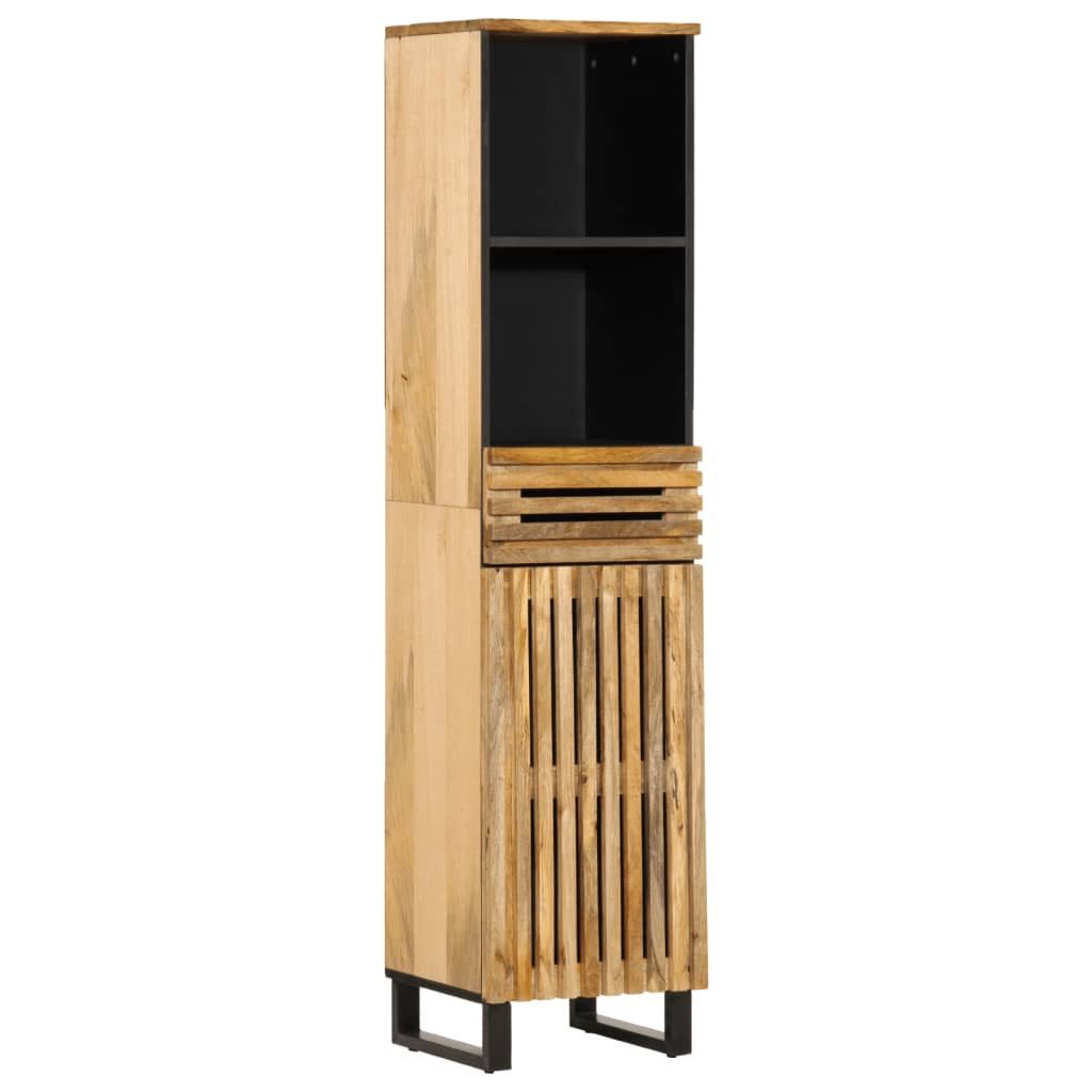 vidaXL Schranksystem Sideboard 38x34x160 cm Raues Massives holz (1-St)