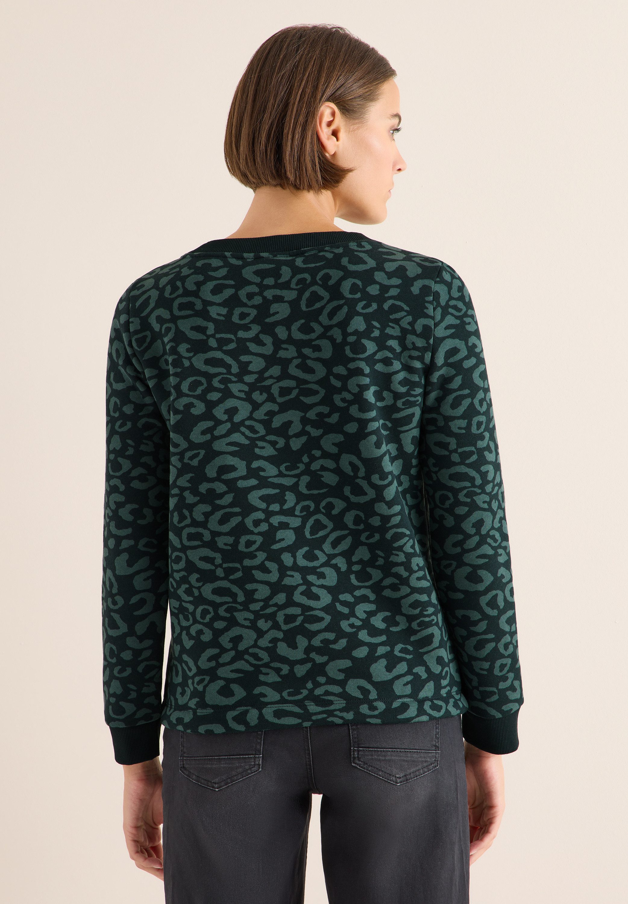 CECIL Sweatshirt mit Tunnelzug am Saum