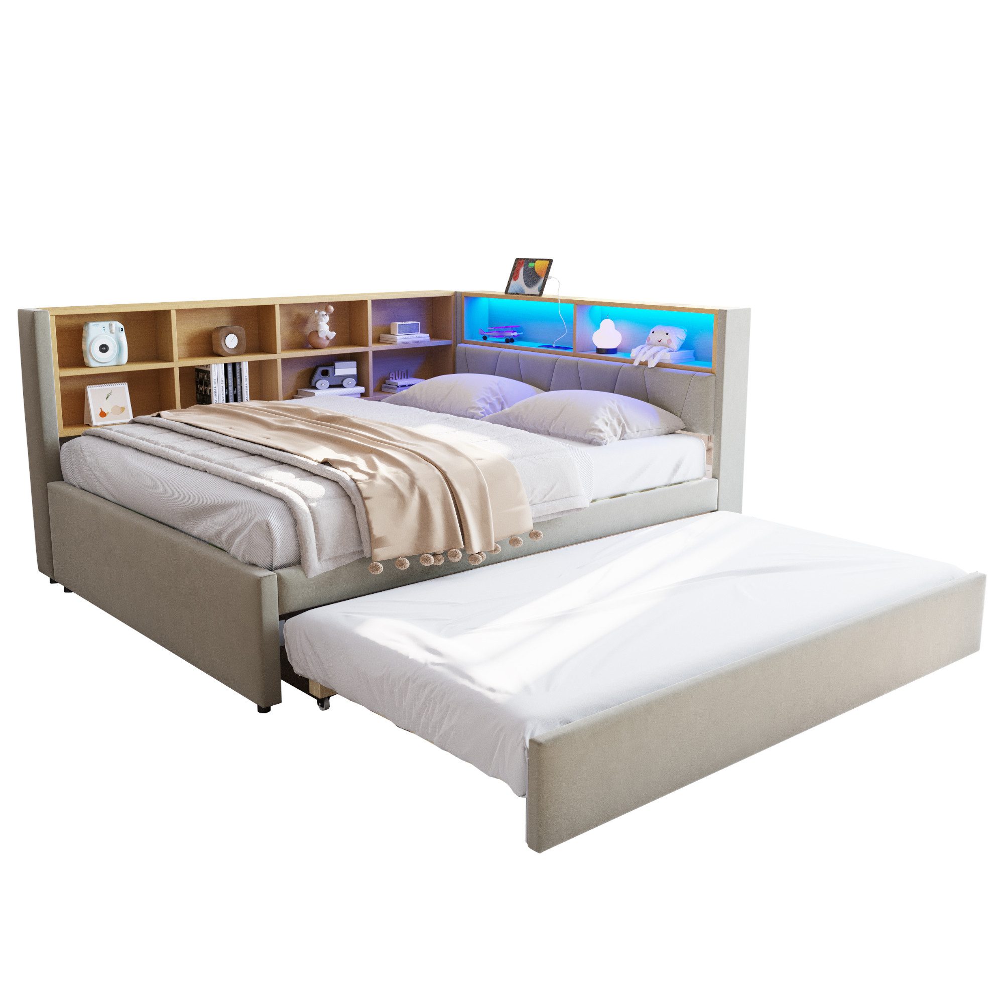HAUSS SPOLE Schlafsofa 140x200 mit ausziehbett günstig online kaufen