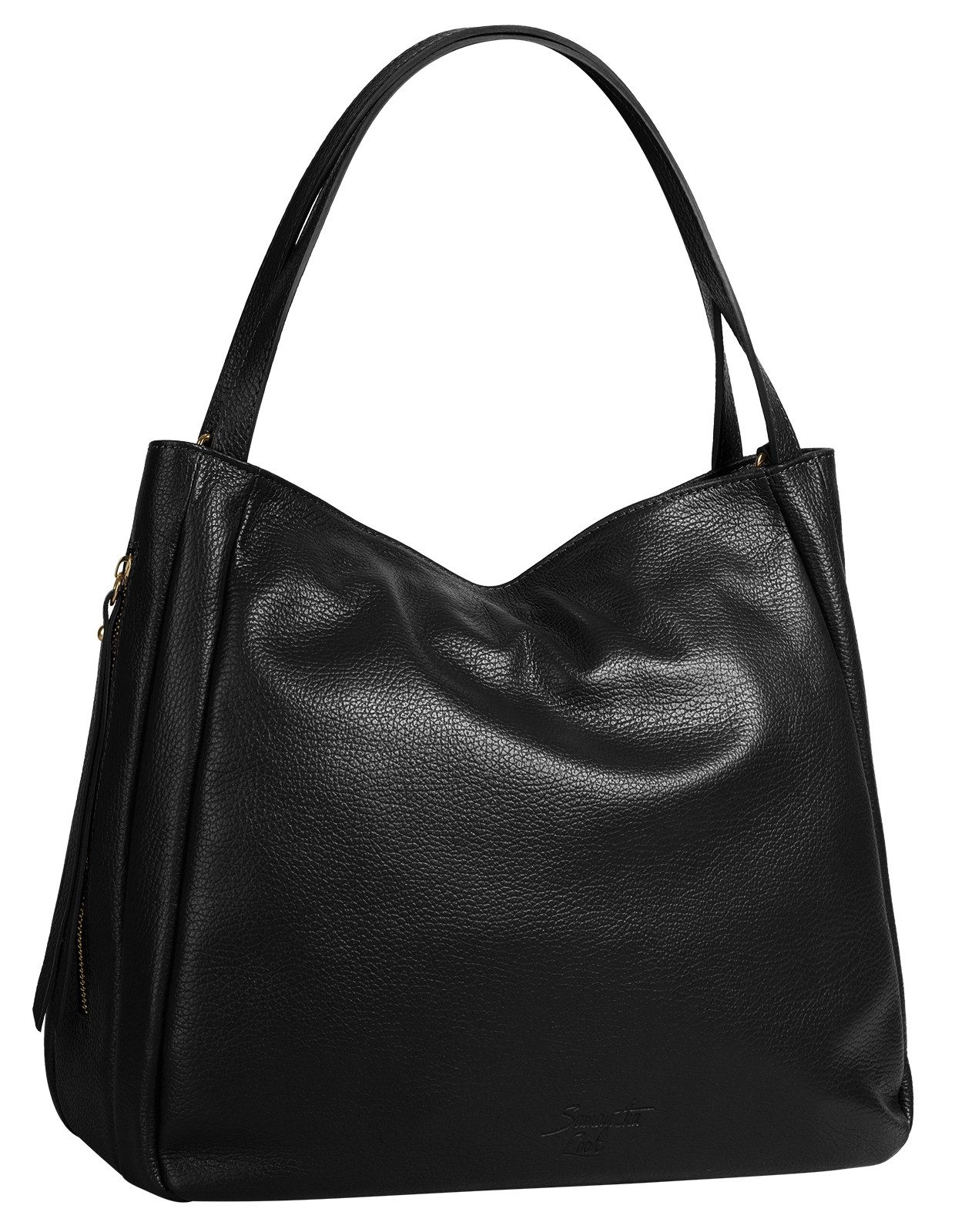 Samantha Look Umhängetasche, echt Leder, Made in Italy günstig online kaufen