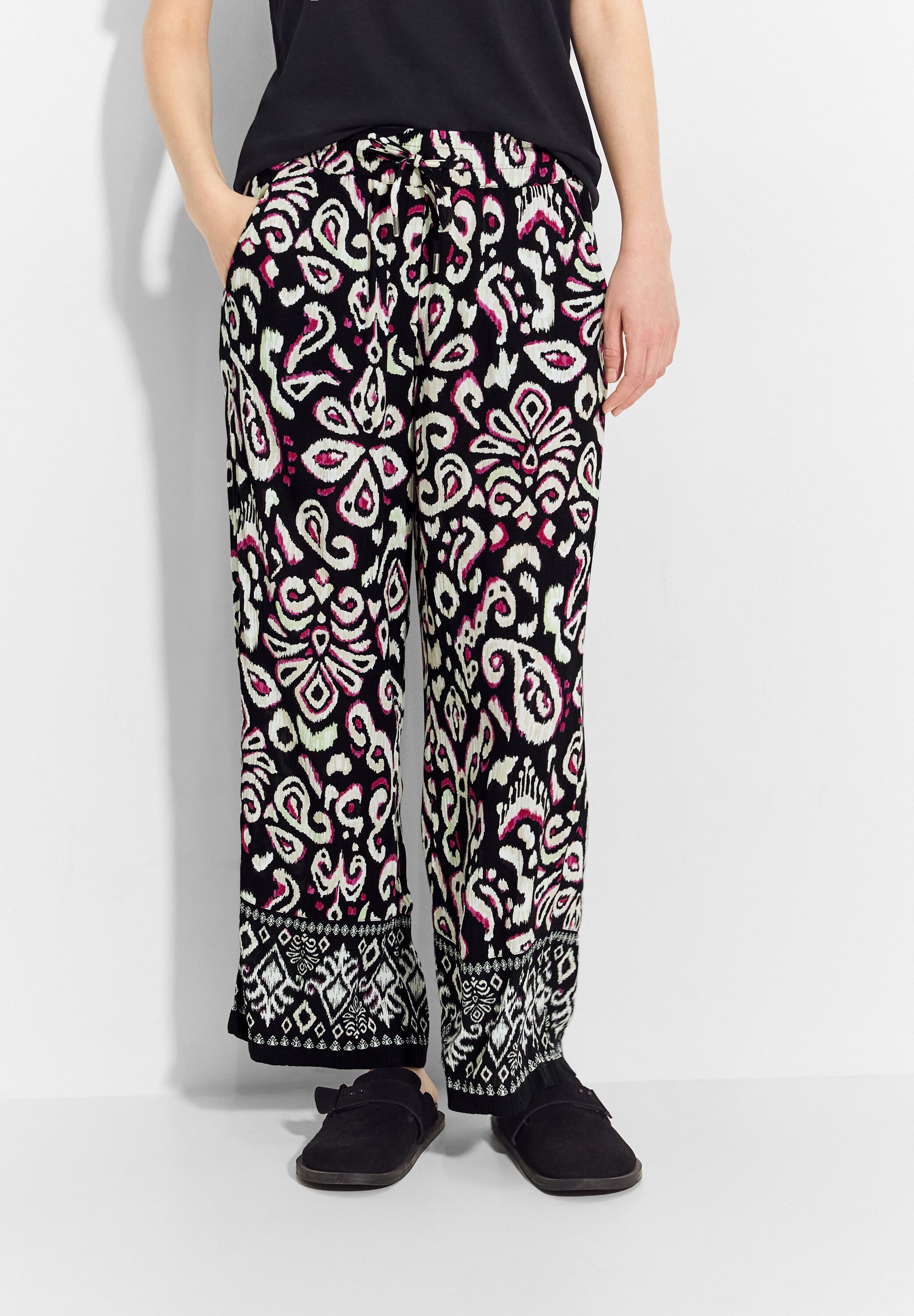 CECIL Culotte Style Neele Sommerhose mit Ornament Muster günstig online kaufen