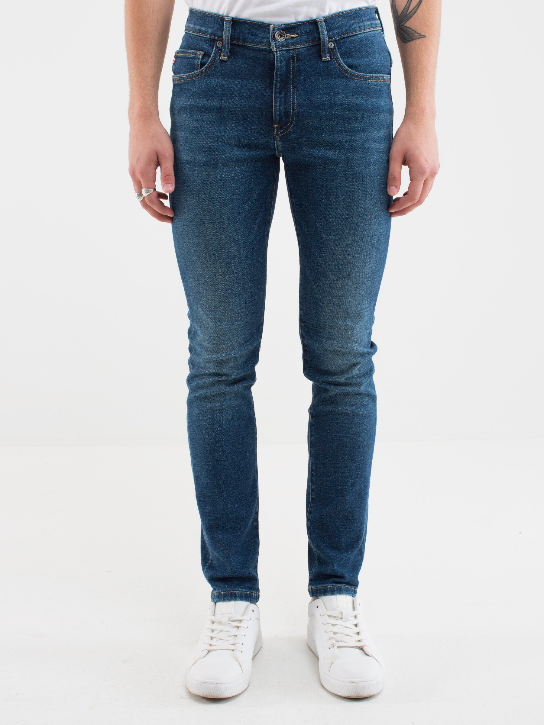 BIG STAR Skinny-fit-Jeans JEFFRAY (1-tlg) royalblau