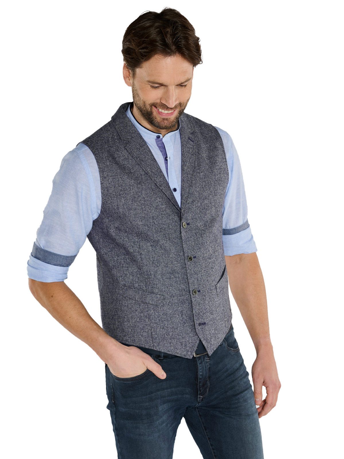 Anzugweste Für Herren Hochzeitsweste Herren HISDER Produktbild-Vorschau 4