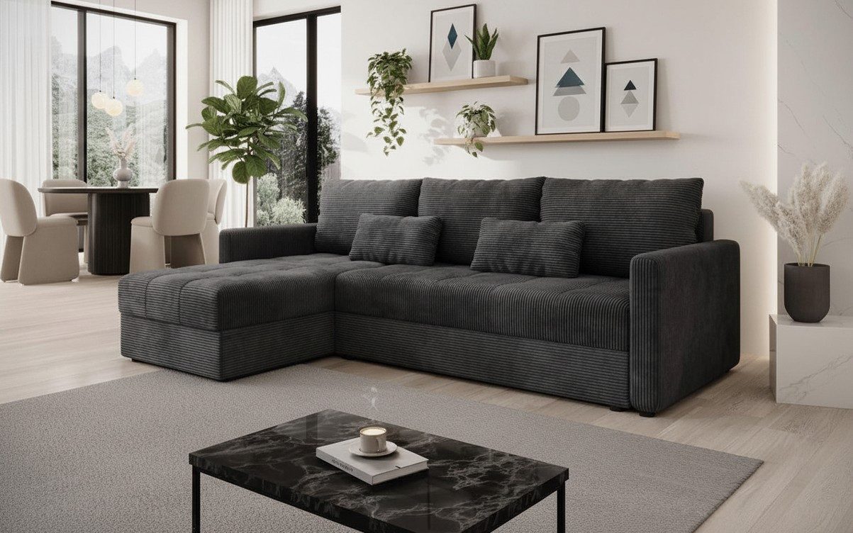 DB-Möbel Schlafsofa Neues Designermodell Sofa "STYLUS" in Cord