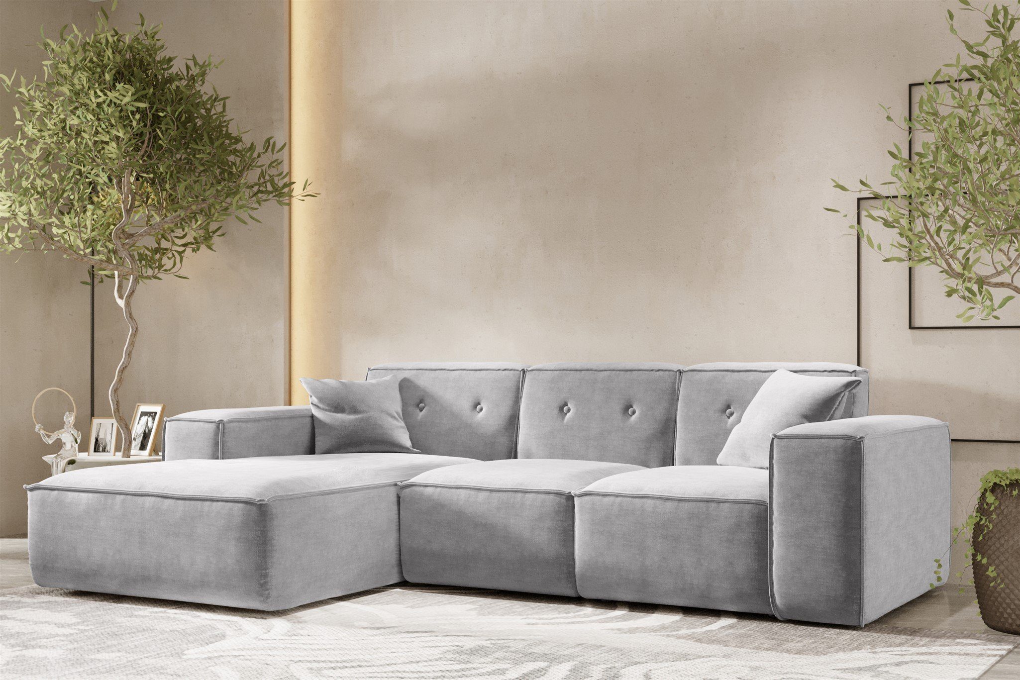 Fun Möbel Ecksofa Designersofa CELES PREMIUM günstig online kaufen
