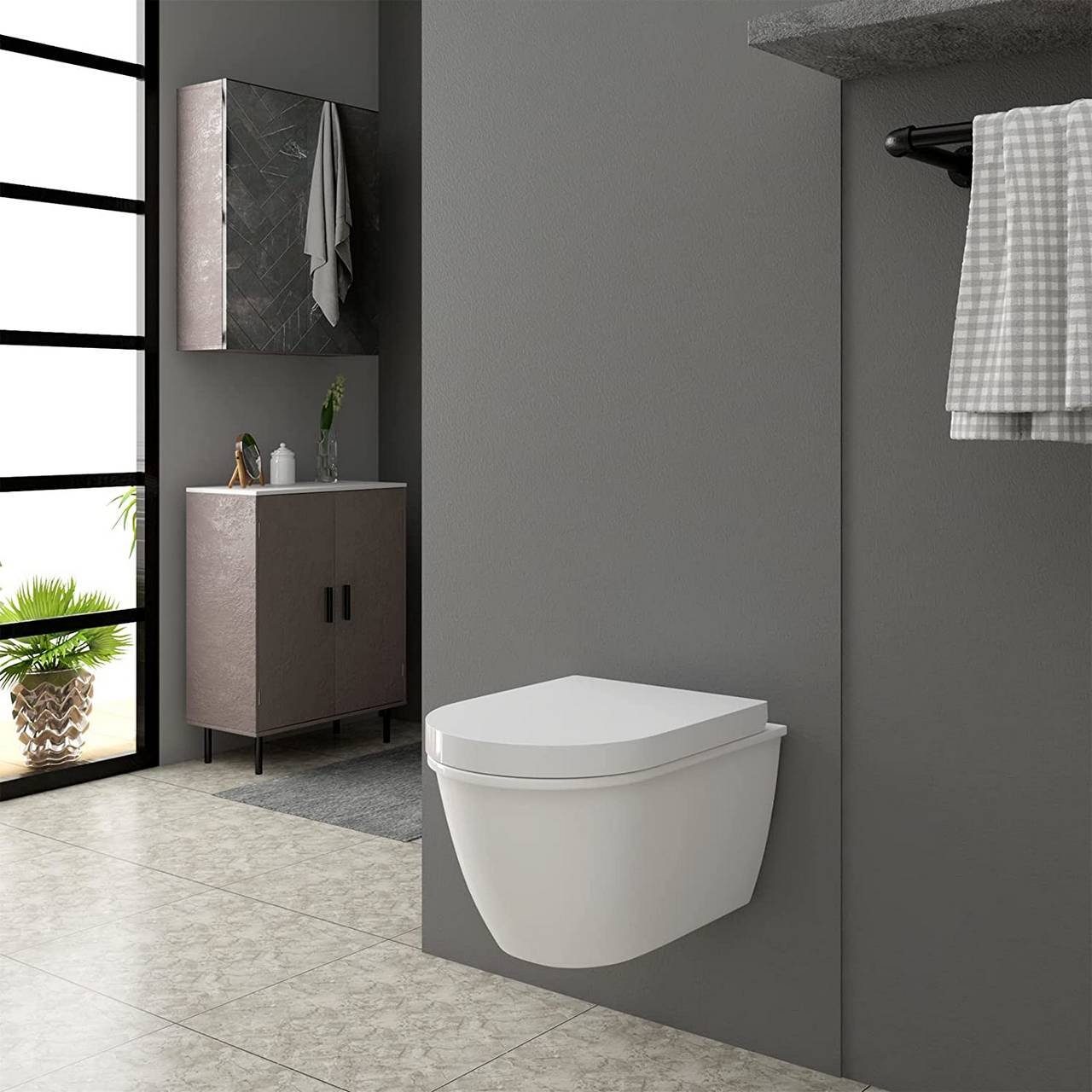 Woltu WC-Sitz, Klodeckel Wc Sitz, Kunststoff, günstig online kaufen