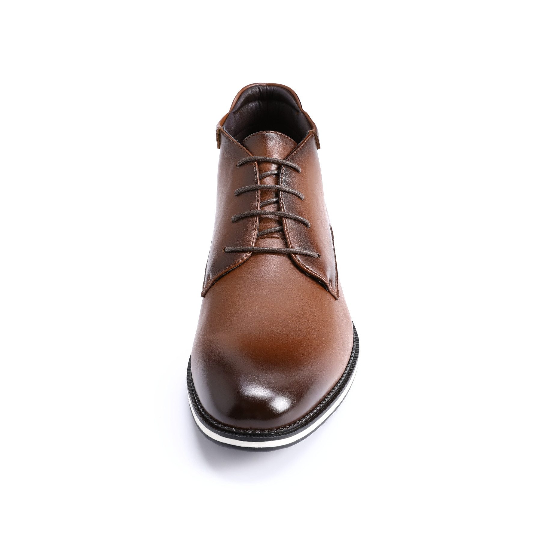 Allthemen Schnürstiefel Herren Elegante Stiefelette Vielseitig für Business und Freizeit – Bild 4 von 5