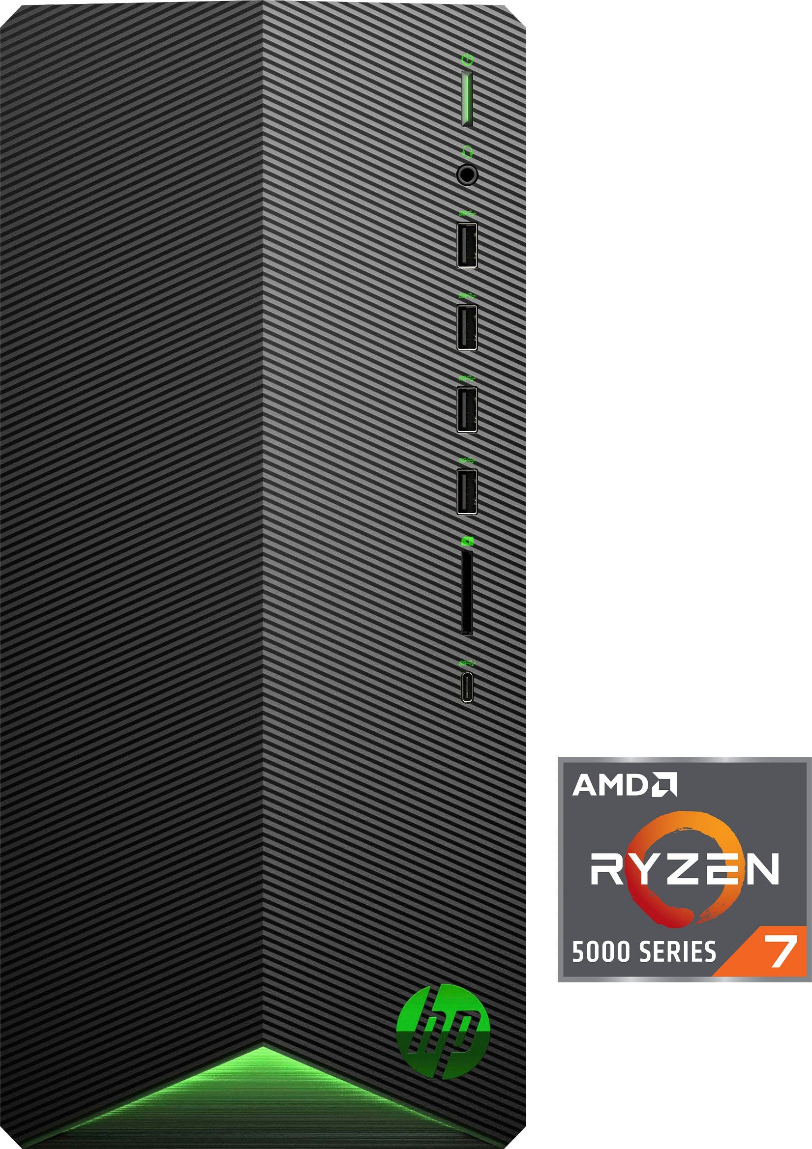 HP TG01-2005ng Gaming-PC (AMD Ryzen 7 5700G, GeForce RTX 3060Ti, 16 GB RAM,  1000 GB HDD, 512 GB SSD, Luftkühlung)