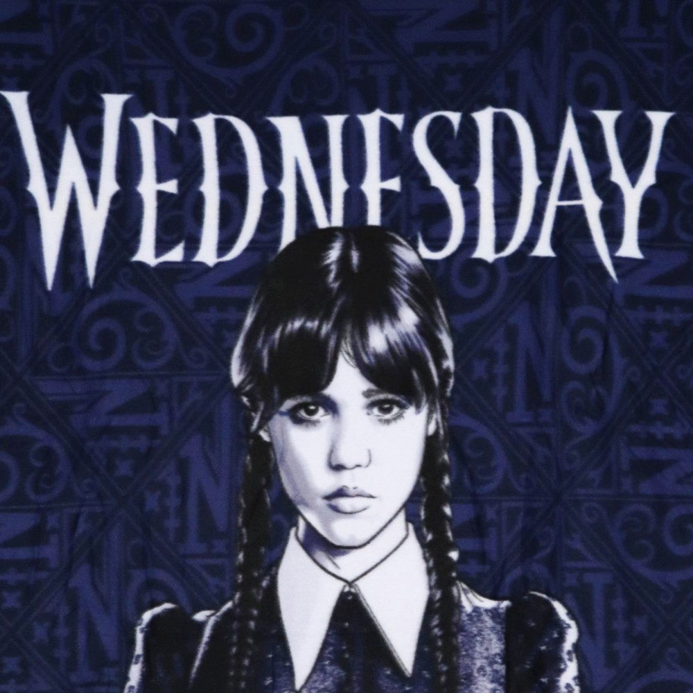 Wohndecke Netflix Wednesday Polar Fleecedecke leichte Kuscheldecke 100x150 günstig online kaufen