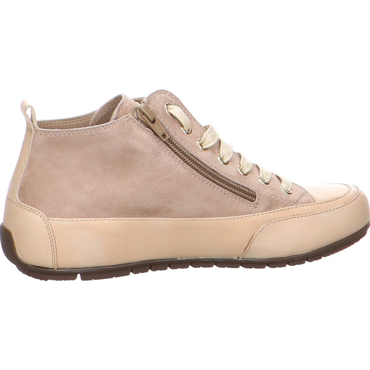 Komfort Schnürer für Damen in grau Schnürschuh