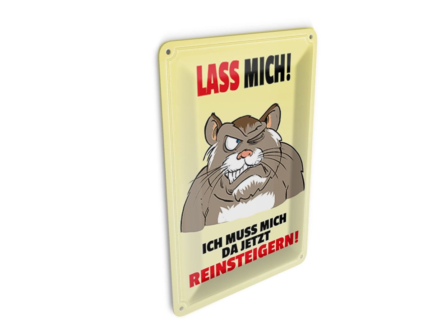 Femer GmbH Postkarte Spruch 10x14 cm Lass mich Muss mich da reinsteigern, unfrankiert