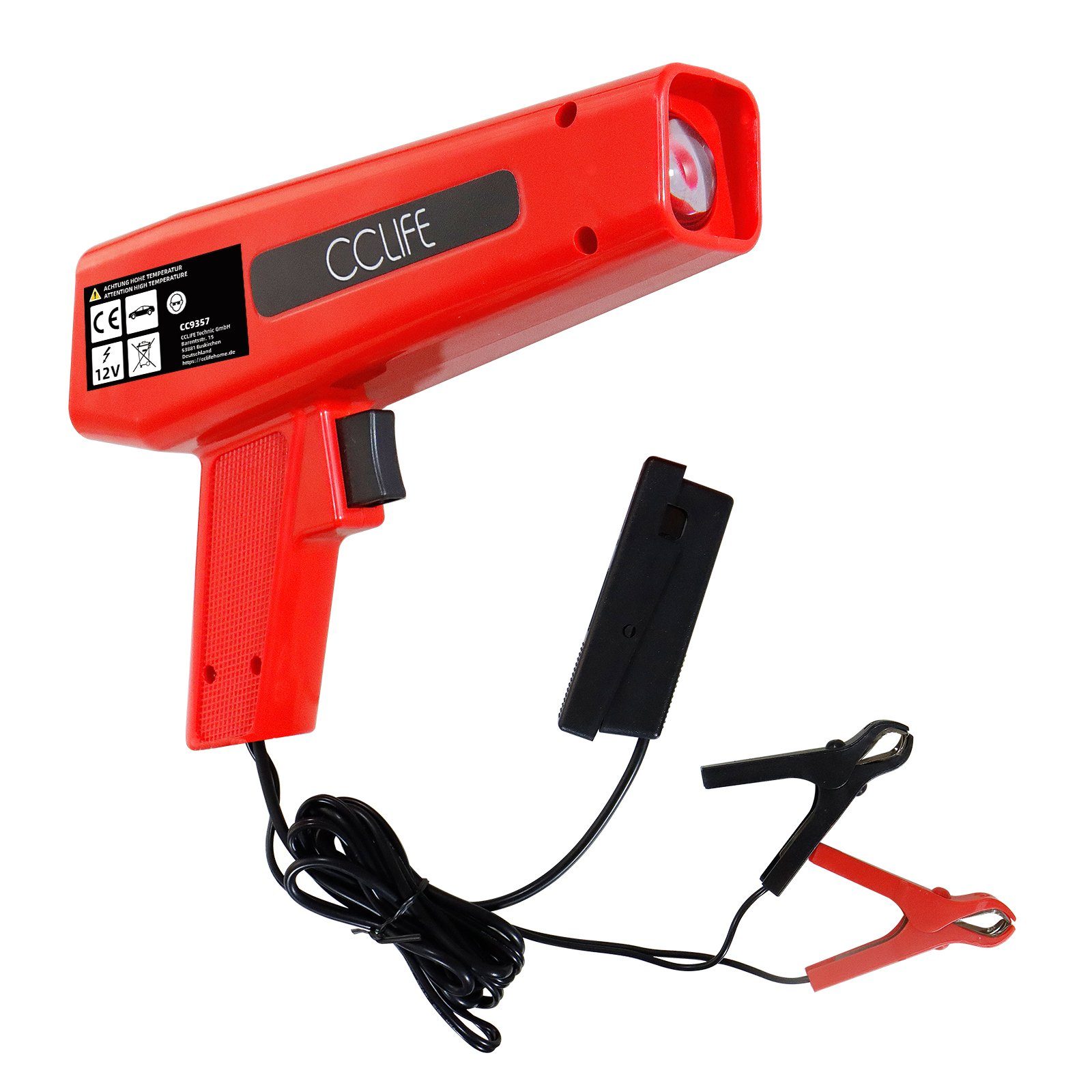 CCLIFE Zündlichtpistole Zündlichtpistole Stroboskoplampe Blitzpistole Zündlicht Pistole, set