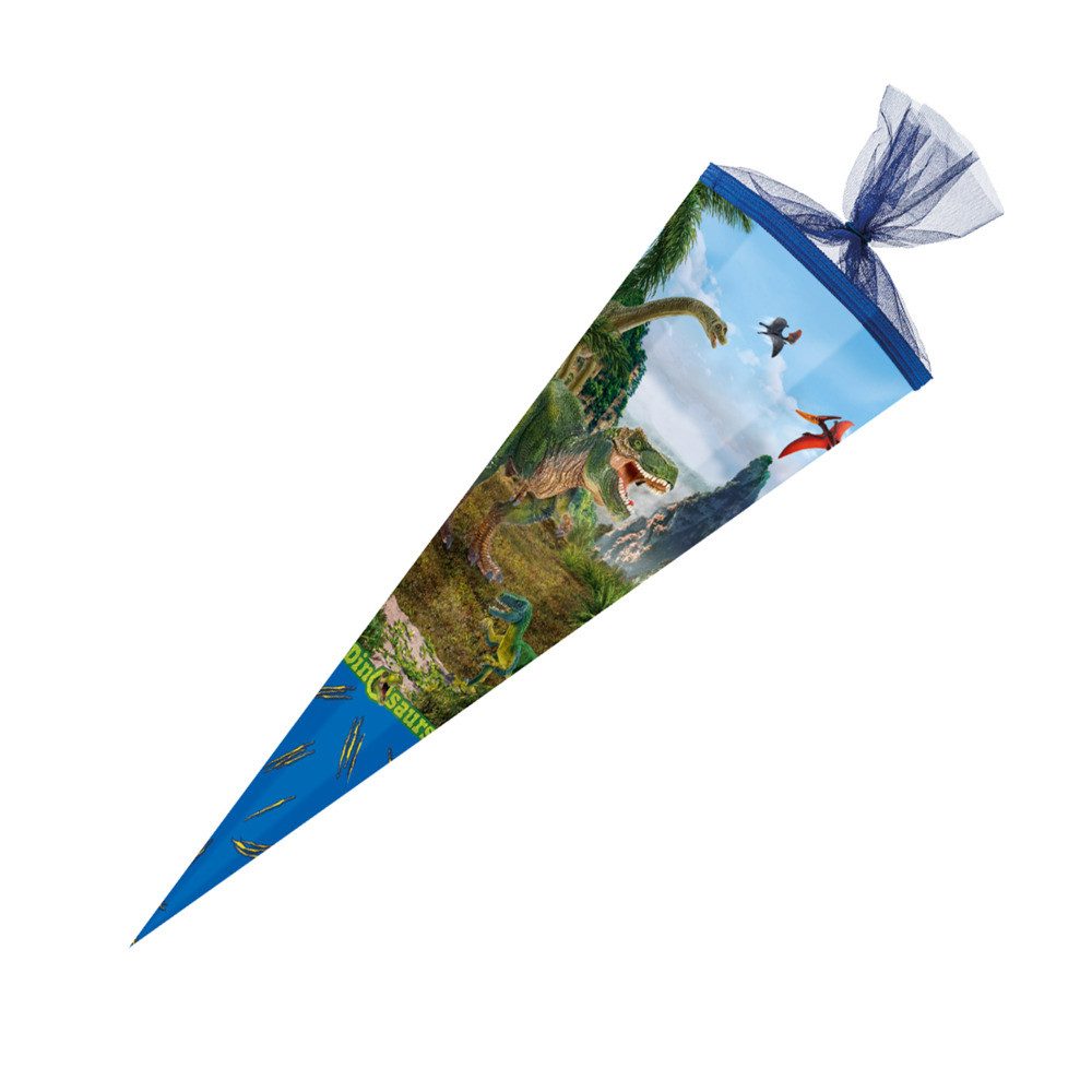 Nestler Schultüte Nestler Schultüte schleich Dinosaurs 2 eckig mit Tüllverschluss 85cm