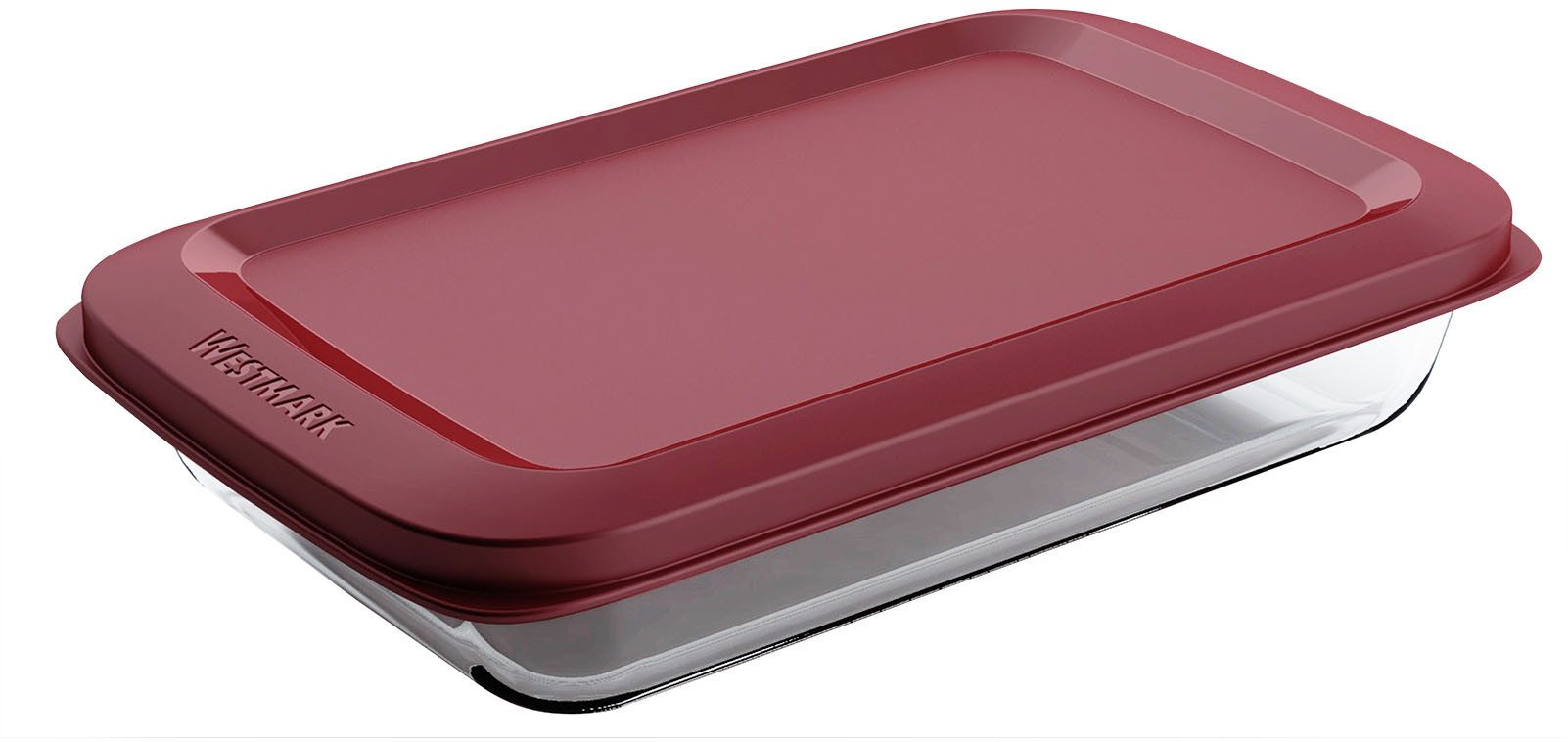 WESTMARK Frischhaltedose Aufschnittschale, Glas, 1000 ml, Borosilikatglas, Polyprophylen (PP), (1-tlg), robustes Borosilikat-Glas, luftdicht zu verschließen, 1000 ml