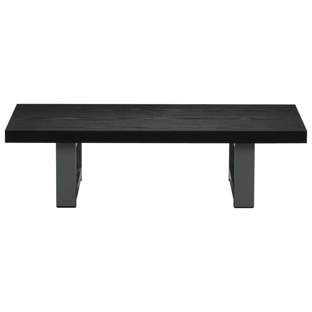 vidaXL Badezimmer-Set Badmöbel Schwarz 60×40×16,3 cm, günstig online kaufen