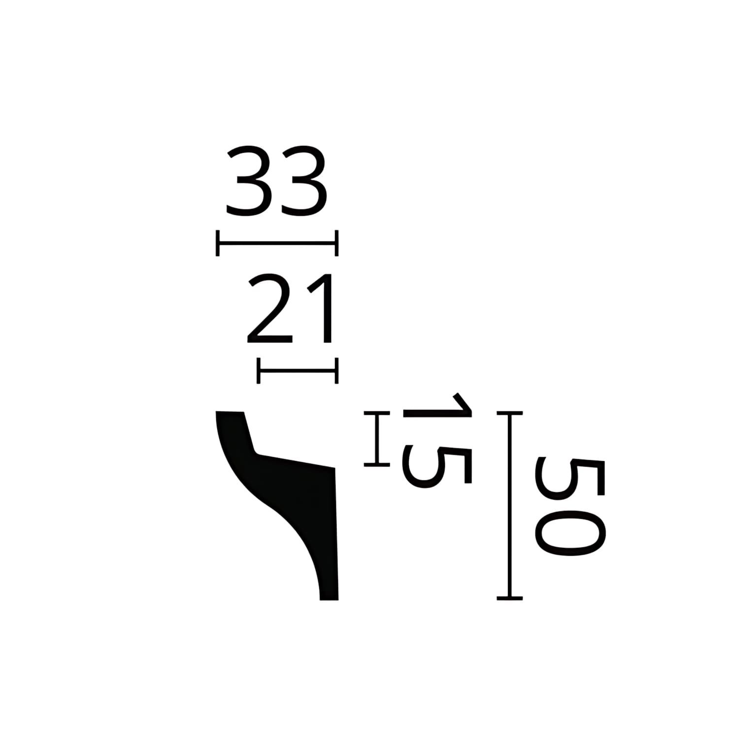 NOËL & MARQUET by nmc Deckenleiste 1 MUSTERSTÜCK NMC S-IL3 10 cm MUSTER der Eckleiste Stuckleiste, Extrudiertes Polystyrol (HDPS), 1 MUSTERSTÜCK, 1-St., 1 x MUSTERSTÜCK, MUSTER Eckleiste Stuckleiste ca. 10 cm lang
