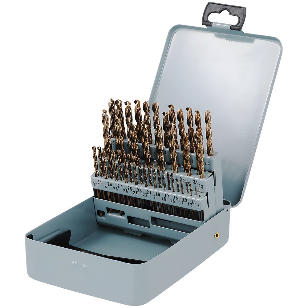 Hikity Metallbohrer Metallbohrer 51tlg Metall-Spiralbohrer-Set Spiralbohrer günstig online kaufen