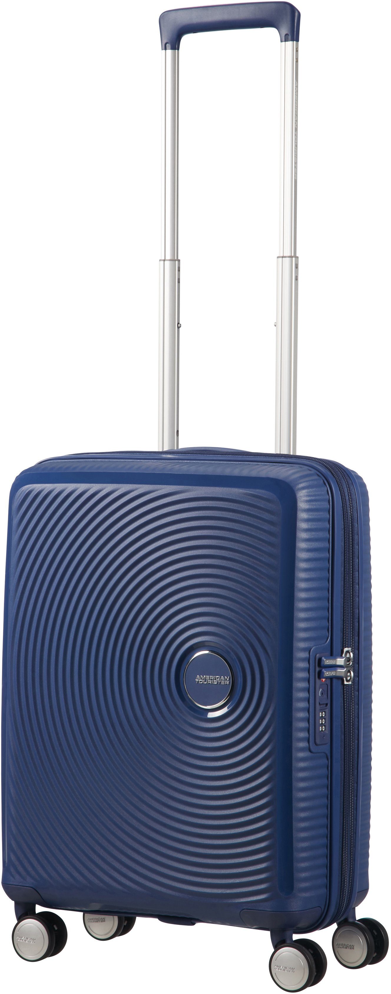 Midnight cm, 55 Hartschalen-Trolley American 4 Soundbox, Tourister® Volumenerweiterung Rollen, mit Navy