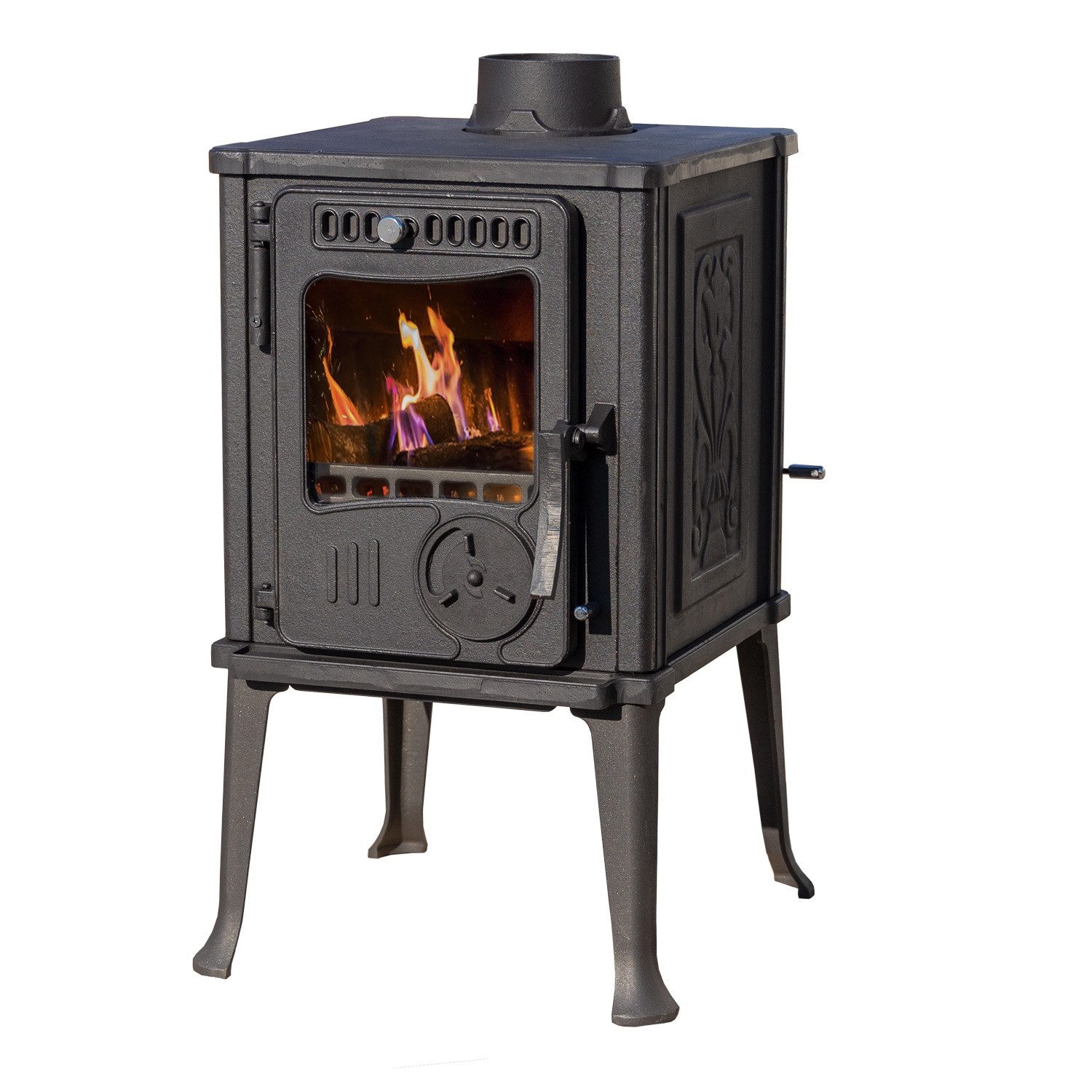 IKL LIVNICA - GUCA Kaminofen Dauerbrand Gusseisen Ofen Antik Iskra Holzofen Kamin Gusseisenofen