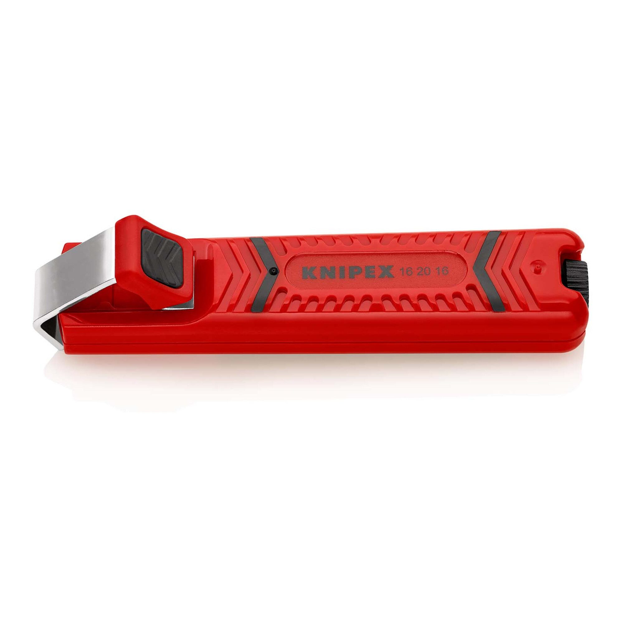 Knipex Abmantelungszange KNIPEX 16 20 16 SB Abmantelungswerkzeug mit Schleppklinge schlagfestes