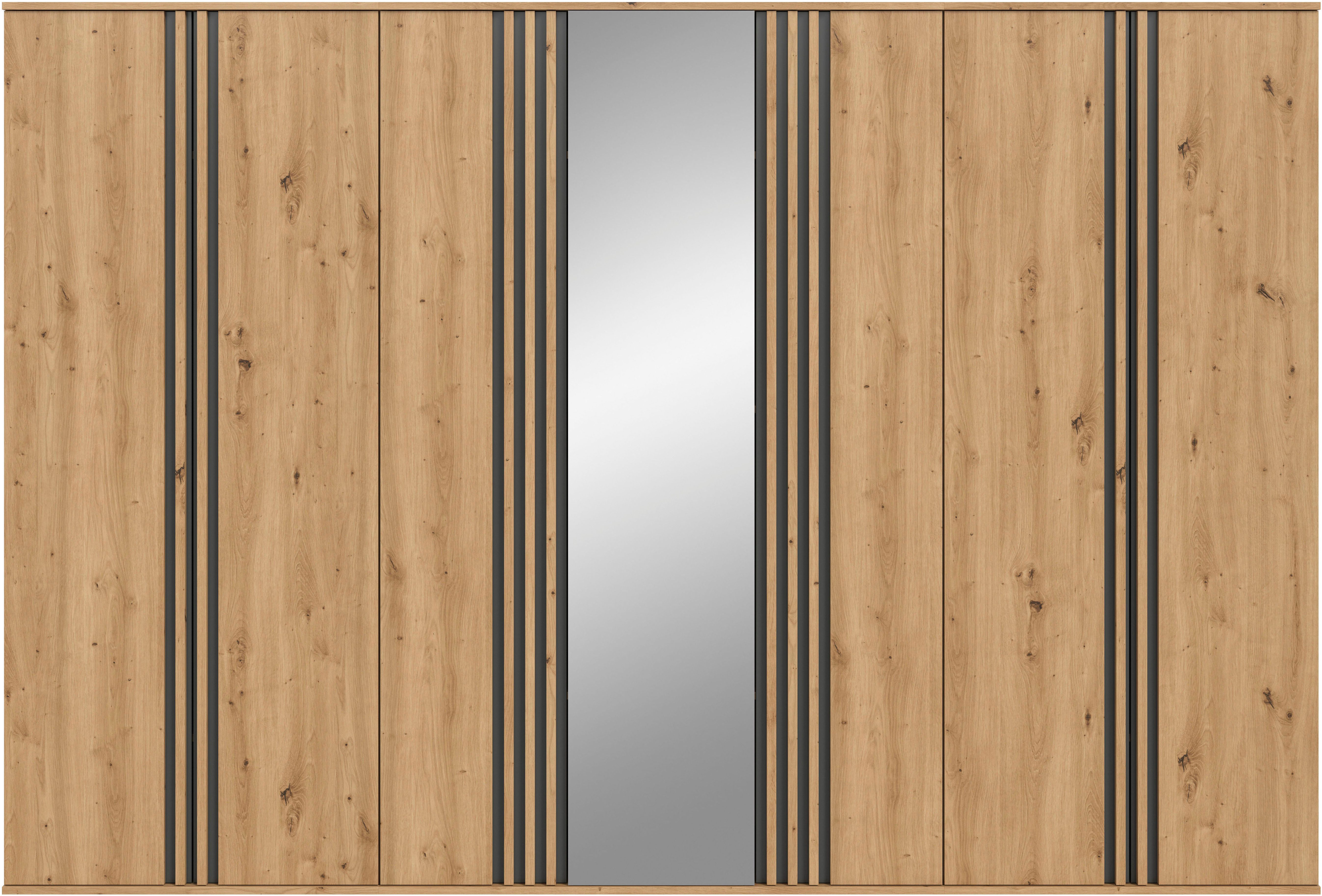 Home affaire Schrank-Set ALVA, Breite 240 cm, Paneeloptik, Schlafzimmerschrank, Kleiderschrank, (wähle den beste Schrank Kombination, individuell platzierbar), Kleiderschrank Kombination best. aus: 3 Schränken (2x 80cm & 1x 160cm)