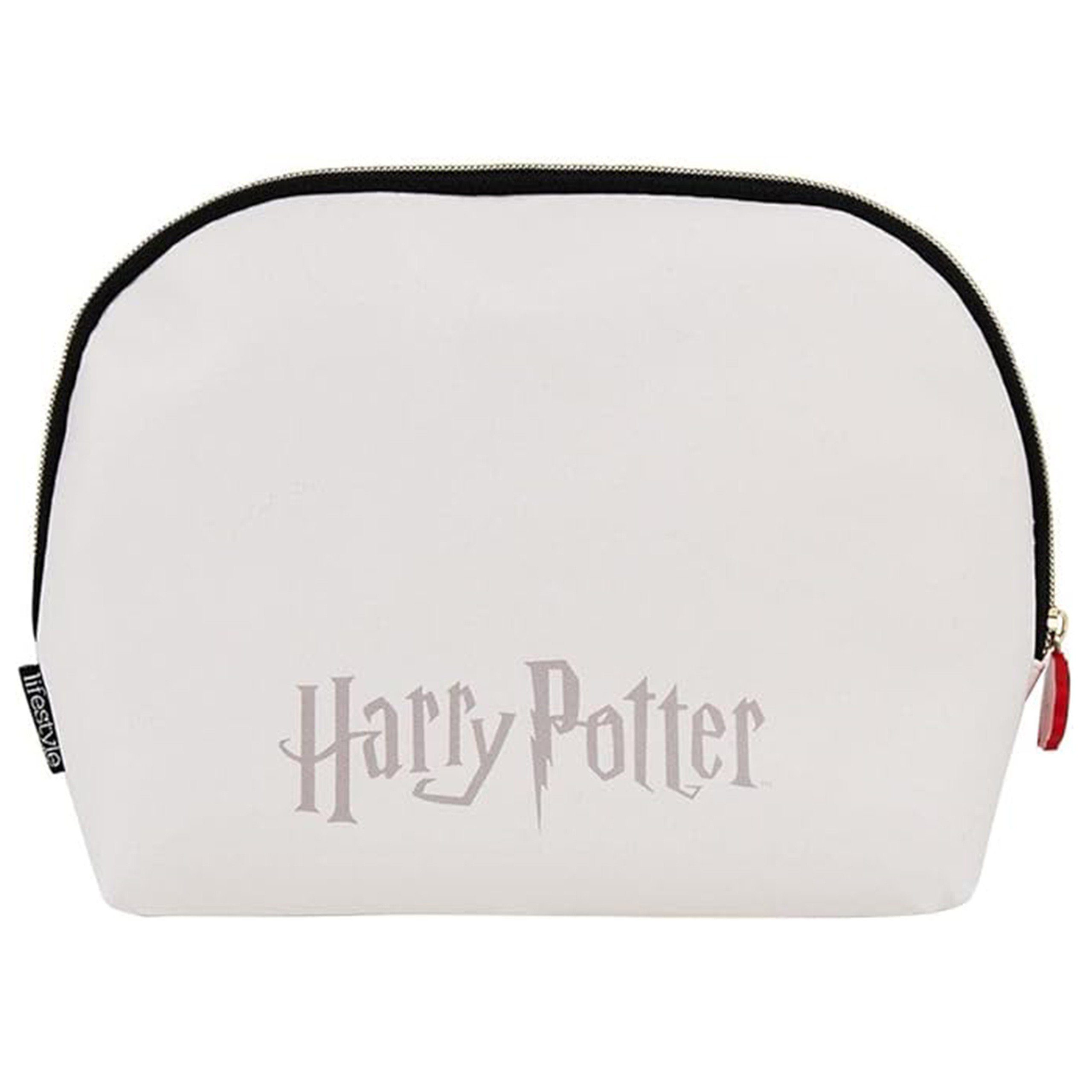 Harry Potter Kosmetiktasche Harry Potter Hedwig - Beige, geräumige Kosmetiktasche