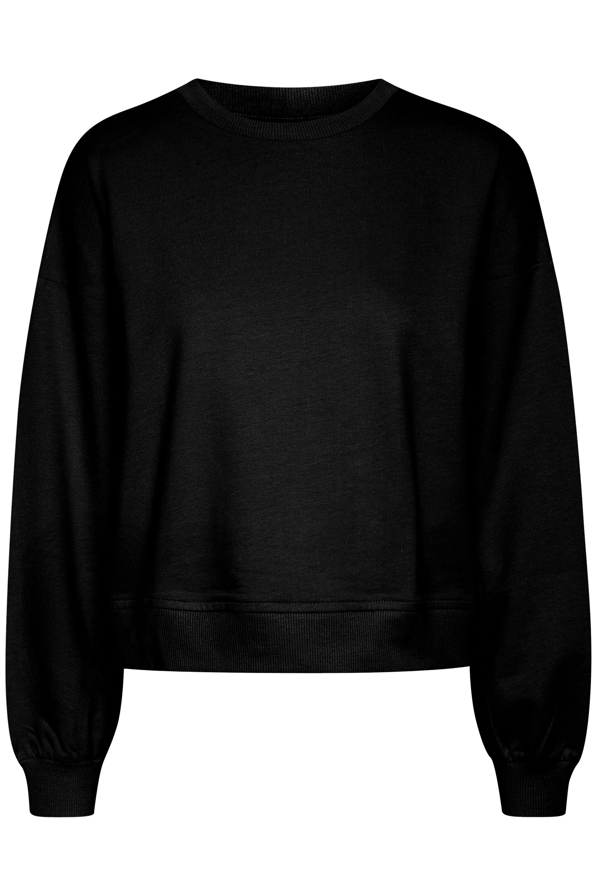 Ichi Sweater 20116000 - in Sweater SW2 IHVEA Black Cropped-Optik (194008)