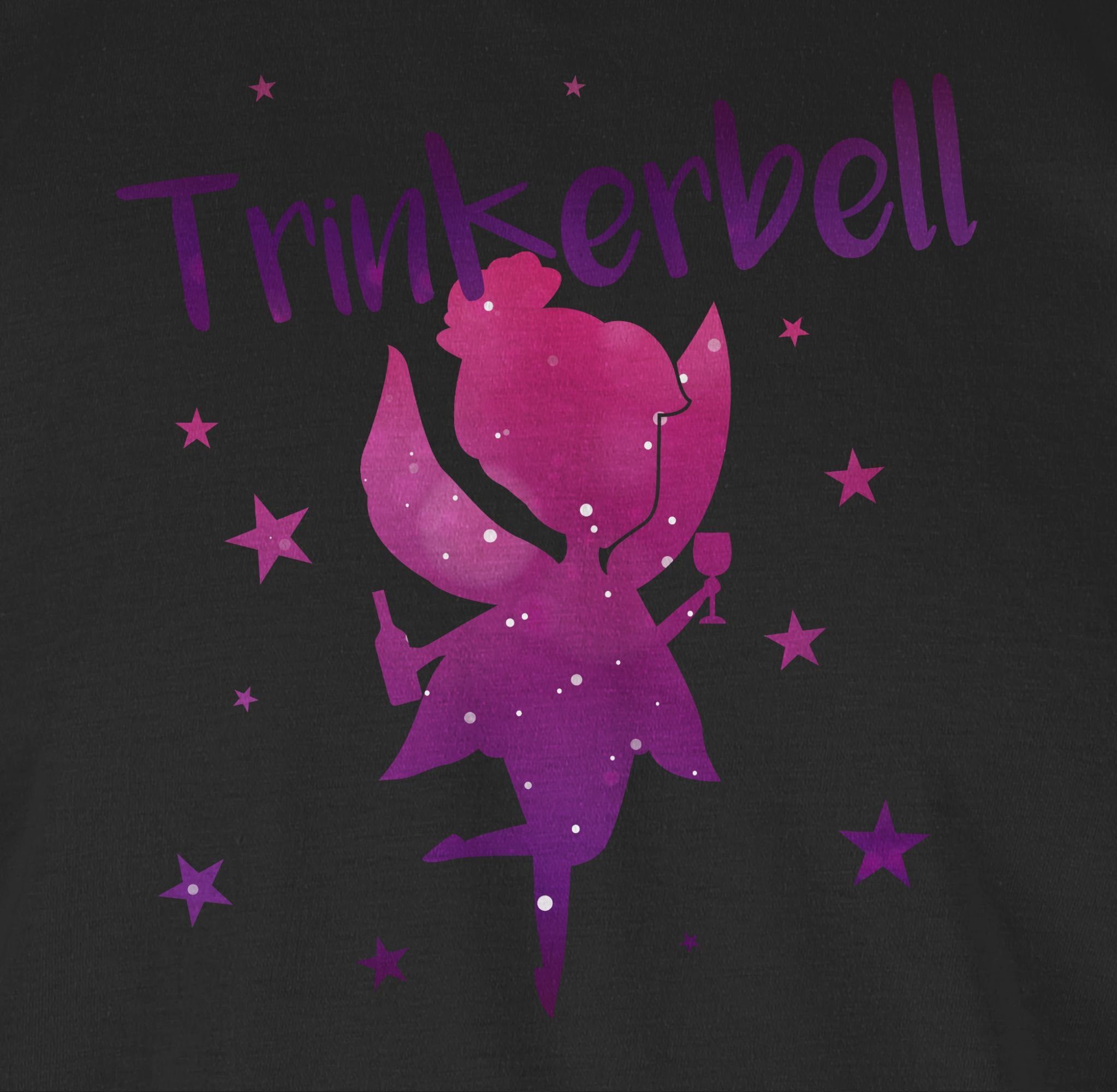 Shirtracer T-Shirt Trinkerbell Karneval Outfit Schwarz 1