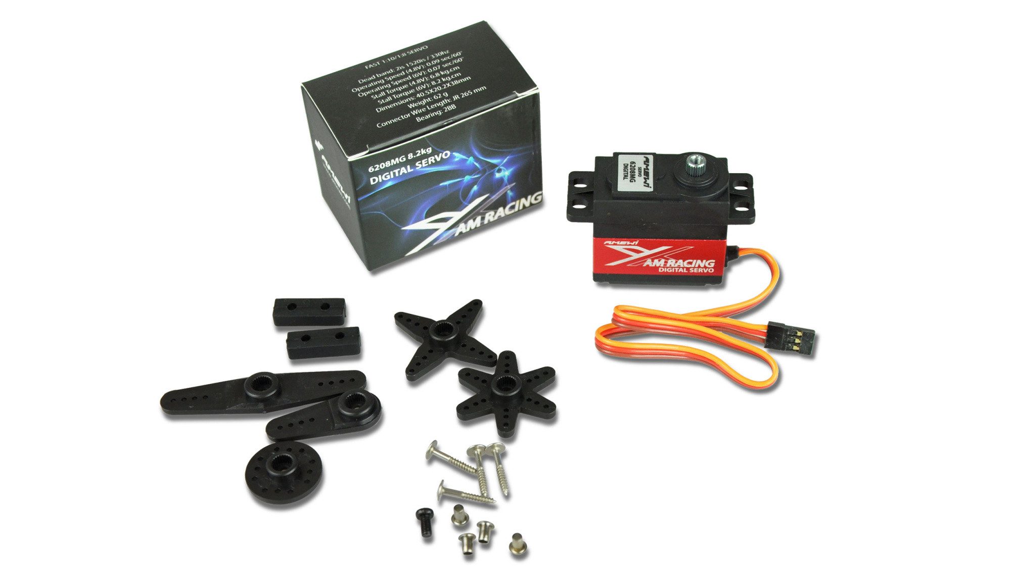 Amewi RC-Bagger Amewi Digital Servo 6208MG 8,2kg AMX Racing