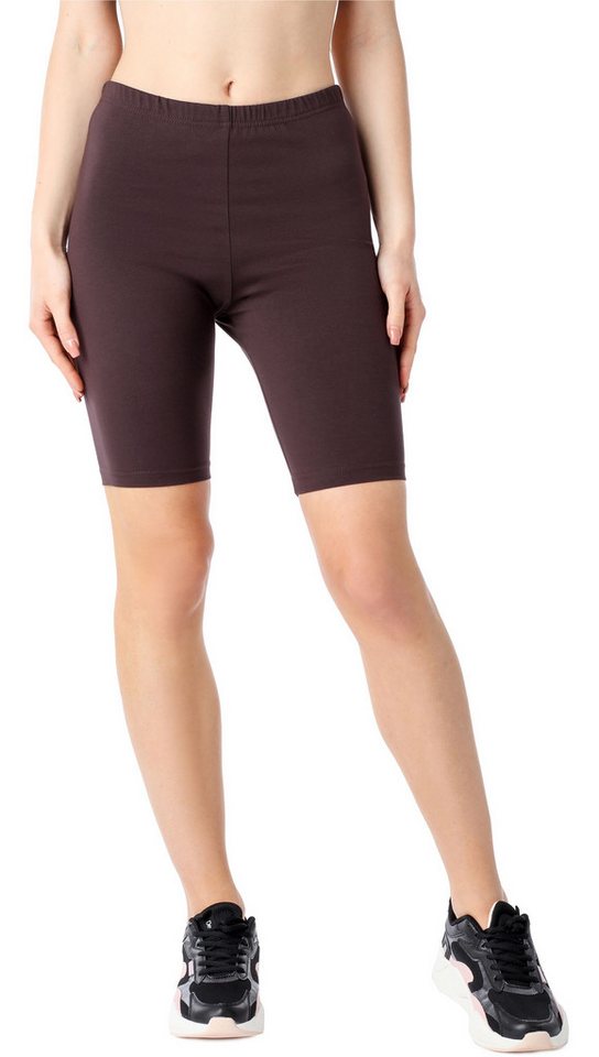 Bellivalini Leggings Damen Kurze Leggings aus Bio-Baumwolle BLV50-185 (1-tlg) elastischer Bund
