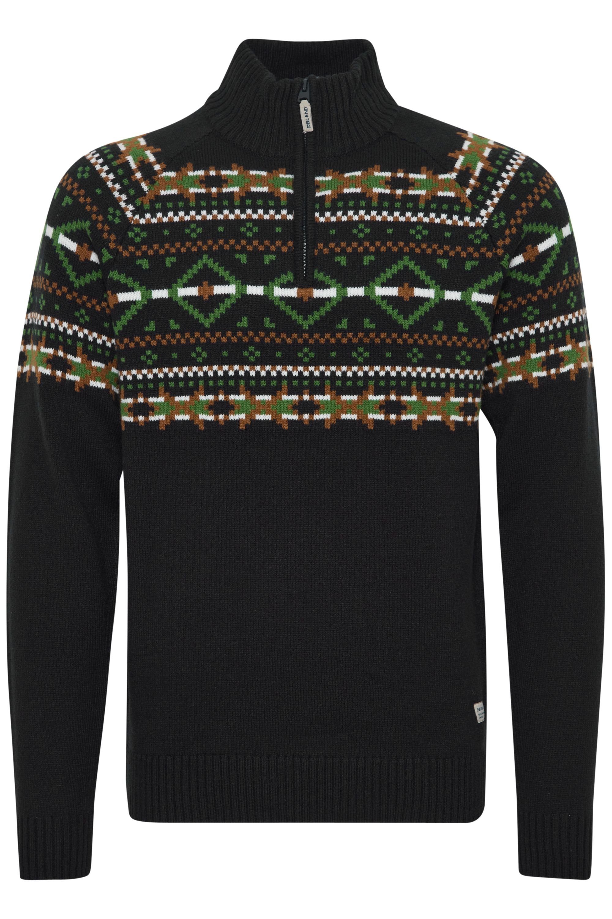 Blend Troyer BHNilo Klassischer Troyer mit Reißverschluss