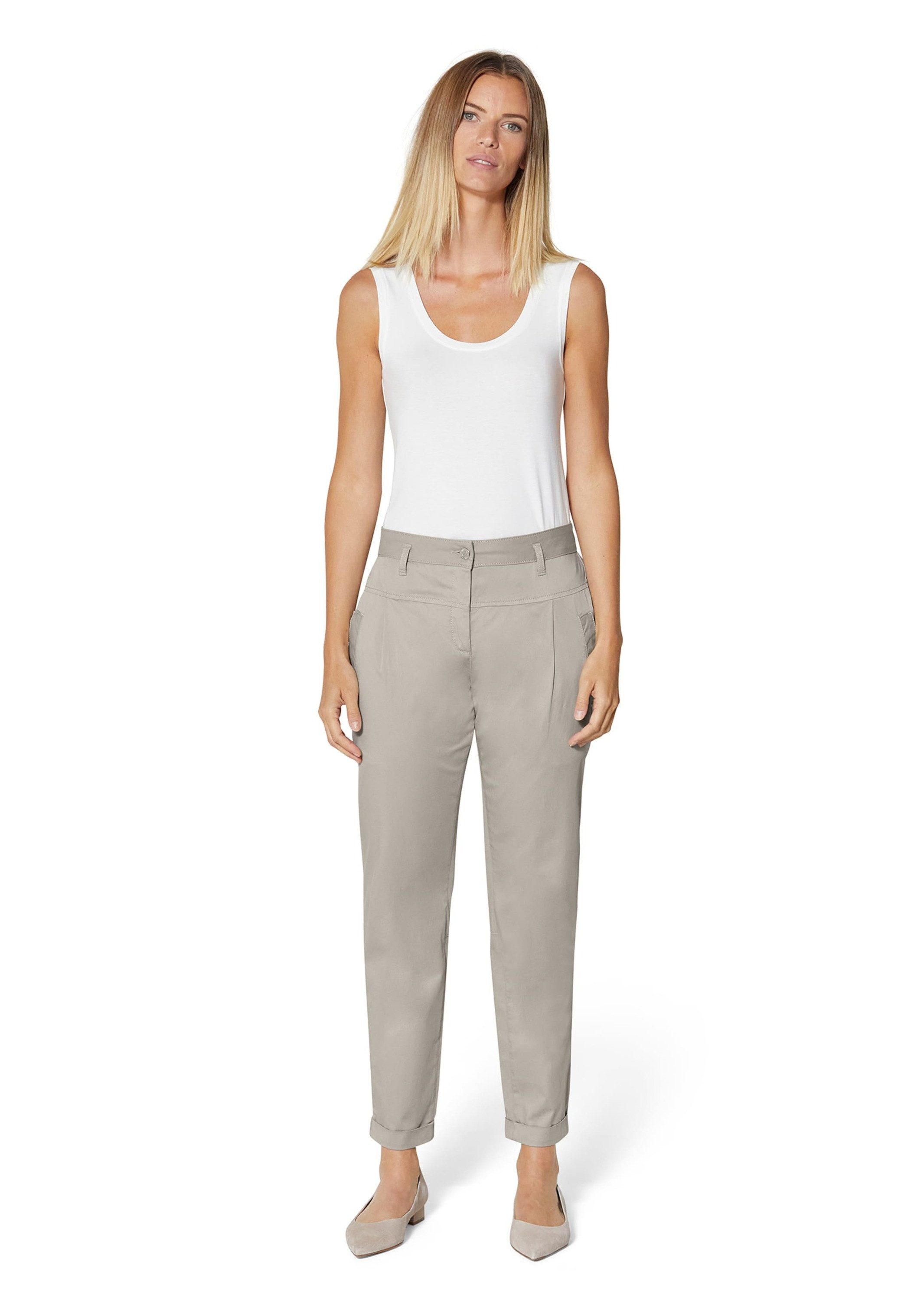 MADELEINE Chinos Chino-Hose mit Bundfalten günstig online kaufen