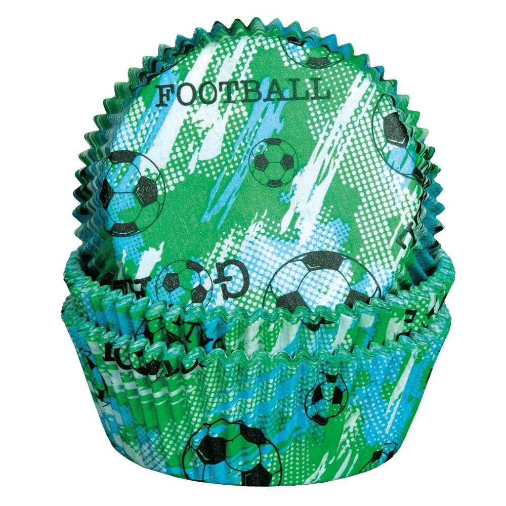 Demmler Muffinform Muffinförmchen - Fußball - 60 Stück