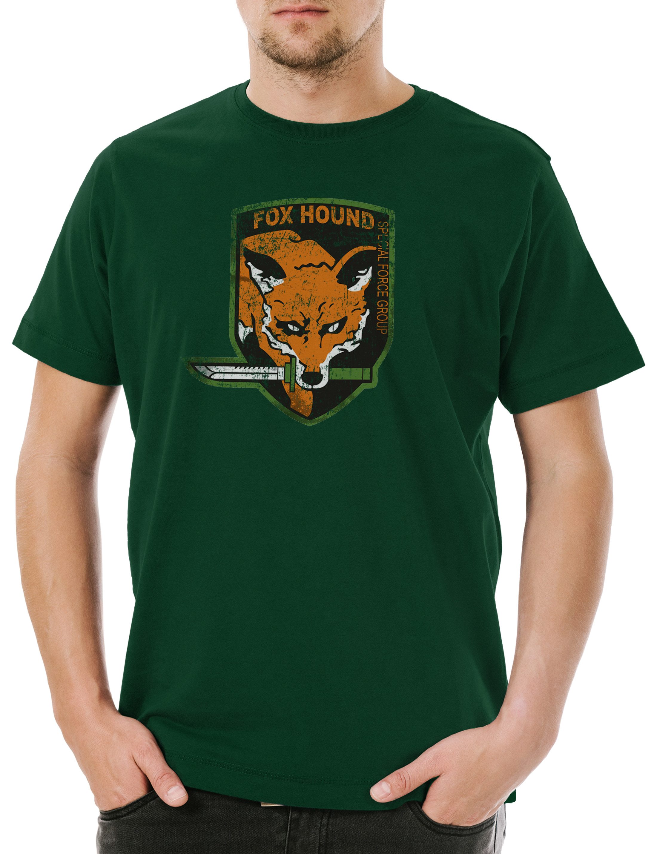 Urban Backwoods Print-Shirt Foxhound Logo Herren günstig online kaufen