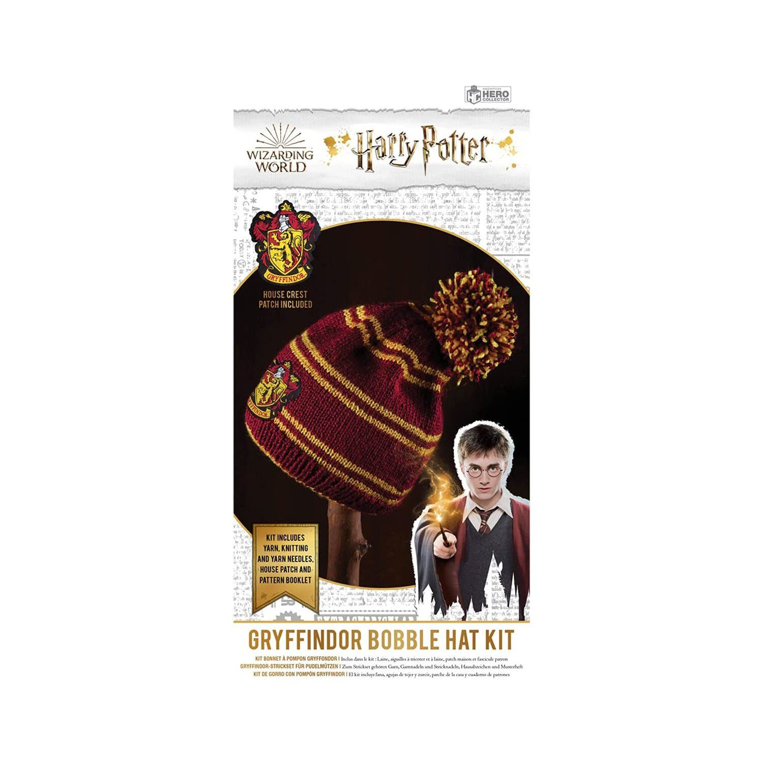 rot Stricken Harry Potter - Harry Potter Strickmütze Gryffindor zum Mütze
