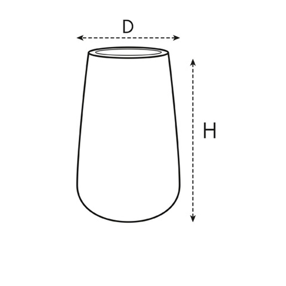 Pure Pflanzkübel Cone weiß ELHO High Elho