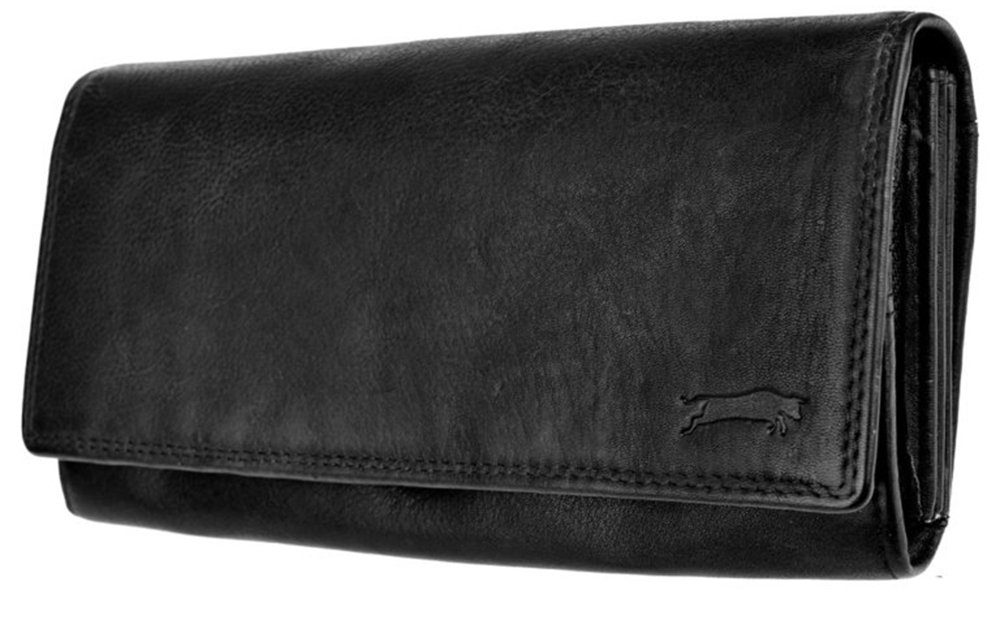 Goodman Design Geldbörse »Damen Geldbeutel Echt Leder Wallet Brieftasche  Portemonnaie«, aus weichem Waschleder