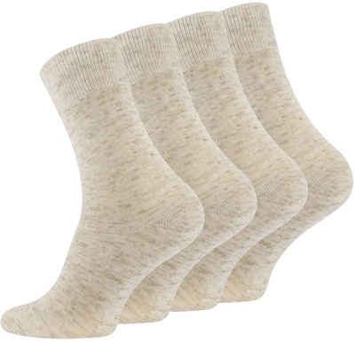 Cotton Prime® Носки (8-Paar) aus angenehmen Baumwoll-Leinengemisch