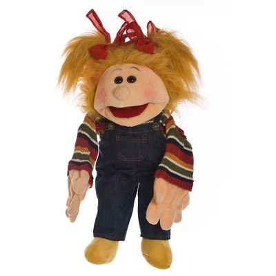 Living Puppets Handpuppe Living Puppets® Handpuppe kleine Maja 45 cm W118 (Packung), Sehr gut geeignet um Geschichten zu erzählen