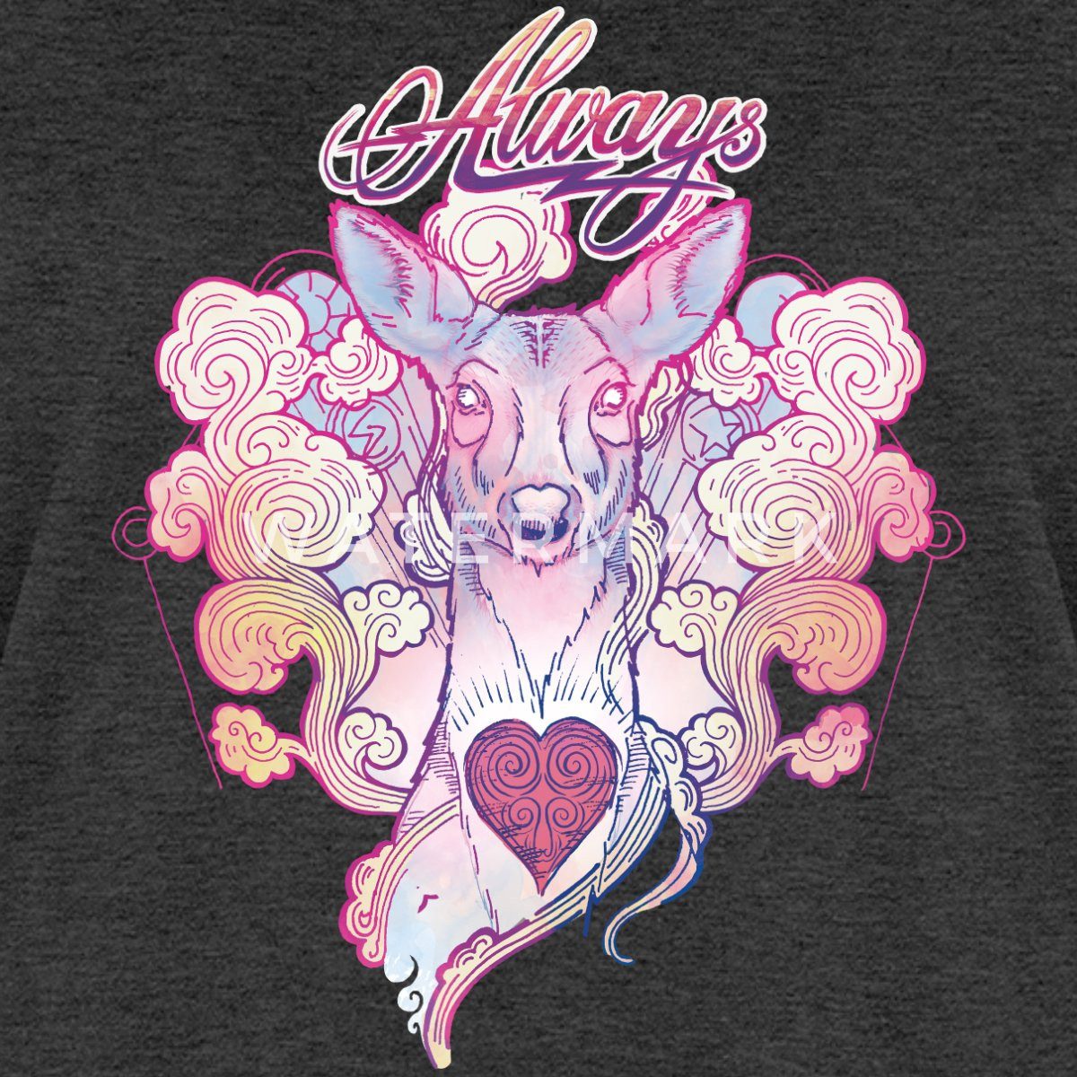 Spreadshirt T-Shirt Harry Potter Patronus Hirschkuh Always Frauen Premium T-Shirt (1-tlg)