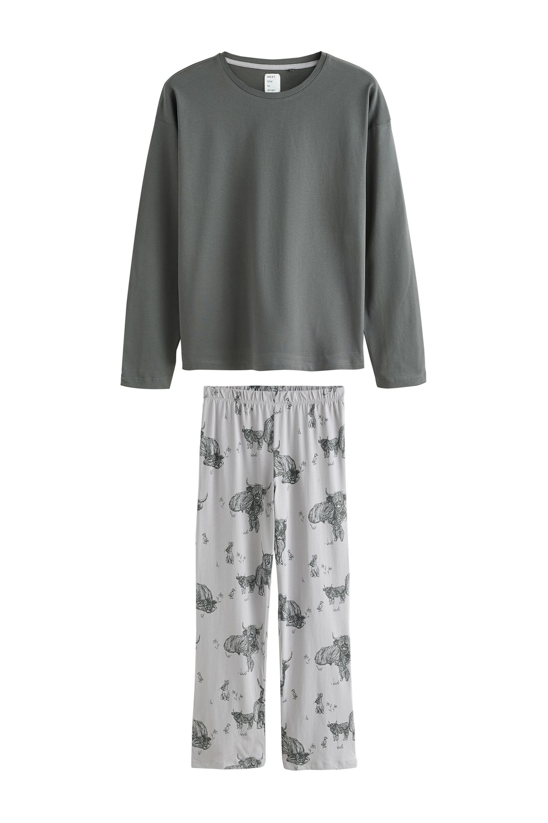 Next Pyjama Kurzarm-Schlafanzug aus 100 % Baumwolle (2 tlg)