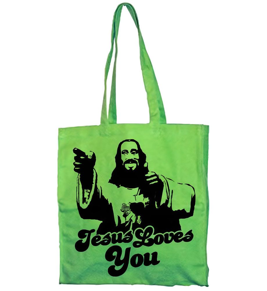Tragetasche Jesus Loves You Tote Bag